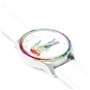 Lacoste Montre Analogique à Quartz pour Femme avec Bracelet en Cuir Argent et Blanc/Multicolor - 2000822
