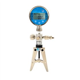 HEXEH Calibrateur de Pression pneumatique en Acier Inoxydable Calibrateur de Pression de Pompe à Main for équipement de Test de