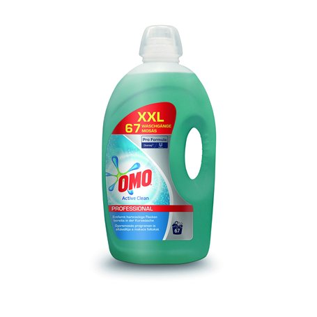 Omo Professional 100857366 Active Clean Lessive Liquide 67 Lavages