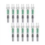 Encoches de flèche LED en plastique lumineux pour tir à l'arc 12 pièces encoches lumineuses pour flèches queue d'arc couleurs al