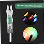 Encoches de flèche LED en plastique lumineux pour tir à l'arc 12 pièces encoches lumineuses pour flèches queue d'arc couleurs al