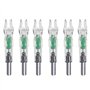 Encoches de flèche LED en plastique lumineux pour tir à l'arc 12 pièces encoches lumineuses pour flèches queue d'arc couleurs al