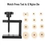 Tiiyee Ensemble De Presse Montre, Kit De Réparation Professionnelle, Outil De Remplacement Batterie, 12 Outils, Pour Tous Les Ag