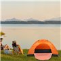 Tente De Camping, Tente Legere 2 Personne Pop Up Imperméable Ventilée Randonnée Tents Sac à Dos Poids Léger Anti UV Étanche Plia