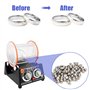 Perles Polie Goupilles Support Culbutage Brunissage Surface Lisse Ovale Boule Acc
