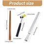 KASFDBMO Lot de 4 outils de mesure de bagues et mandrins pour bijoux