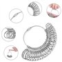 KASFDBMO Lot de 4 outils de mesure de bagues et mandrins pour bijoux