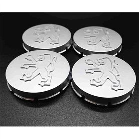 4 Pièces Voiture Cache Moyeux pour Peugeot 205 GTI 65mm