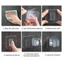 amangul Lot de 4 supports muraux pour balai à franges auto-adhésifs sans perçage