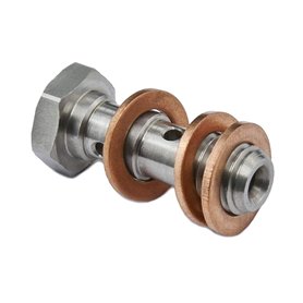 Double vis à tête creuse banjo freins INOX M10 x 1.25mm