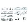 AC WOW 4 déflecteurs d'air compatibles avec Toyota bZ4X 2022 2023 2024 2025 2026
