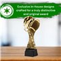 Trophy Monster Trophée de football américain classique de Toronto taille 190 mm | Ballon et casque pour clubs, événements et com