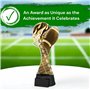 Trophy Monster Trophée de football américain classique de Toronto taille 190 mm | Ballon et casque pour clubs, événements et com