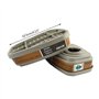 Lot de 2 cartouches respiratoires 6001CN pour filtre à gaz organique anti-produits chimiques pour masque de protection 6200 6001