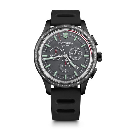 Victorinox pour Homme. Chronographe Automatique Montre avec Bracelet en Cuir 241818