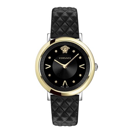 Versace Femmes Analogique Quartz Montre avec Bracelet en Cuir VEVD007 21
