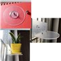 lazyfun Étagère de fenêtre en acrylique transparent avec ventouse puissante pour plantes d'intérieur
