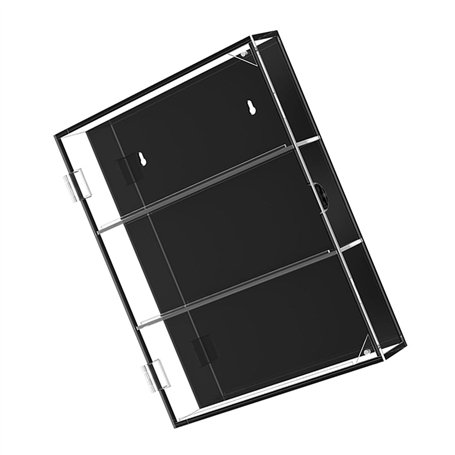 ZwaitL Présentoir mural pour cartes de sport en acrylique portable
