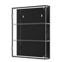 ZwaitL Présentoir mural pour cartes de sport en acrylique portable