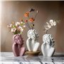 ZwaitL Moule en silicone pour plantes succulentes en forme de fille faite à la main pour vase en béton - Moule créatif en résine
