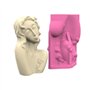 ZwaitL Moule en silicone pour plantes succulentes en forme de fille faite à la main pour vase en béton - Moule créatif en résine