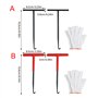 ZwaitL Lot de 2 crochets de ressort d'échappement pour moto - Extracteur de ressort en métal - Extracteur de poignée en T