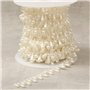 Collier de perles artificielles élégantes pour travaux manuels et décoration de mariage avec lustre nacré