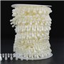 Collier de perles artificielles élégantes pour travaux manuels et décoration de mariage avec lustre nacré