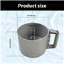 Bol coupant de 3 litres - Accessoire de cuisine - Bol de mixage - Bol de robot culinaire pour modèles R2B