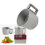 Bol coupant de 3 litres - Accessoire de cuisine - Bol de mixage - Bol de robot culinaire pour modèles R2B