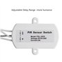 Nimoa Mini Détecteur de Mouvement PIR Commutateur Présence, 4A DC 5-24V Interrupteur Lumière Pir Détecteur Capteur Infrarouge Au