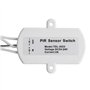 Nimoa Mini Détecteur de Mouvement PIR Commutateur Présence, 4A DC 5-24V Interrupteur Lumière Pir Détecteur Capteur Infrarouge Au