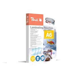 Peach Laminating Pouches A6