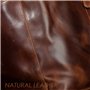 SID & VAIN sac bandoulière ordinateur BRIGHTON cuir véritable | sacoche porte-document en bandoulière XL grand homme marron | sa