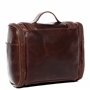 SID & VAIN Trousse de Toilette Dexter Cuir véritable | nécessaire de Voyage Grand Homme Marron | Trousse de Maquillage Fait à la
