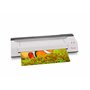 Peach Plastifieuse 4 en 1 A3 avec coins arrondis, cutter, films plastifieuses – ABS – Prêt à l'emploi en 3-5 minutes – 2 x 125 m