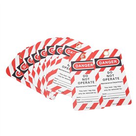 Étiquette de verrouillage 10PCS
