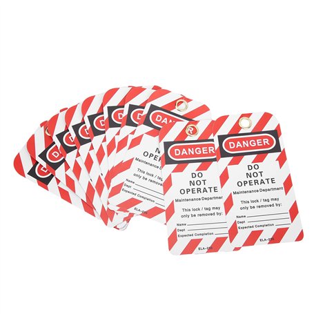 Étiquette de verrouillage 10PCS