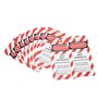 Étiquette de verrouillage 10PCS