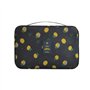 Trousse de toilette pliable à suspendre - Trousse de maquillage de grande capacité - Trousse de toilette - Trousse de rasage - O