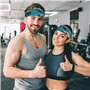Bandeau d'exercice élastique pour homme et femme - Évacuation de l'humidité - Athlétique pour la course à pied, l'entraînement, 