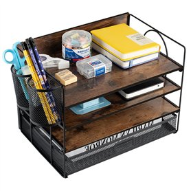 ZNMYDMT Organiseurs de bureau et accessoires à 4 niveaux