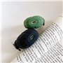 LEWOTE en Silicone Airpods Couverture Mignonne Drôle Compatible pour Apple Airpods 1 et 2 [Série Cool Play] (Grenade Noire)