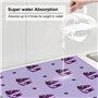 YYHHAOFA Blueberry Cake Prints Tapis de séchage pour cuisine : absorbant l'eau, antidérapant, avec cordon pour suspendre 45,7 x 