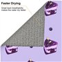 YYHHAOFA Blueberry Cake Prints Tapis de séchage pour cuisine : absorbant l'eau, antidérapant, avec cordon pour suspendre 45,7 x 