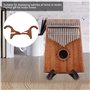 Support pour Kalimba - Utilisation facile - Petit support en coton EVA pour instruments de musique