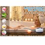 Tapis De Bain De Massage à Domicile - Réglage à 9 Vitesses, Tapis De Bain Antidérapant Avec Oreiller Gonflable Et Télécommande, 