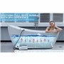 Tapis De Bain De Massage à Domicile - Réglage à 9 Vitesses, Tapis De Bain Antidérapant Avec Oreiller Gonflable Et Télécommande, 