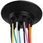 Lumières suspendues suspendues lampe de la ligne 8- lumières | ajustable DIY Suspension de plafond Lampes d'araignées | Vitrine 