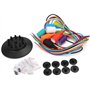 Lumières suspendues suspendues lampe de la ligne 8- lumières | ajustable DIY Suspension de plafond Lampes d'araignées | Vitrine 